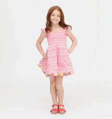 Couturebud The Tiny Ellie Nap Dress - Pink Cala Check