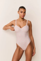 Brooksie Chantilly Bow One-Piece Swimsuit