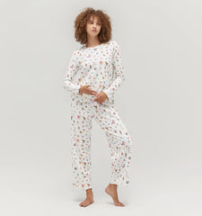 Couturebud The Holiday Pajama Set - Skier’s Delight