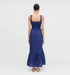Couturebud The Anjuli Nap Dress - Navy Cotton