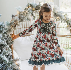 Loungewear Gown - Holly Jolly