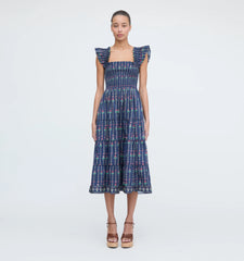 CouturebudThe Ellie Nap Dress - Navy Trailing Fern