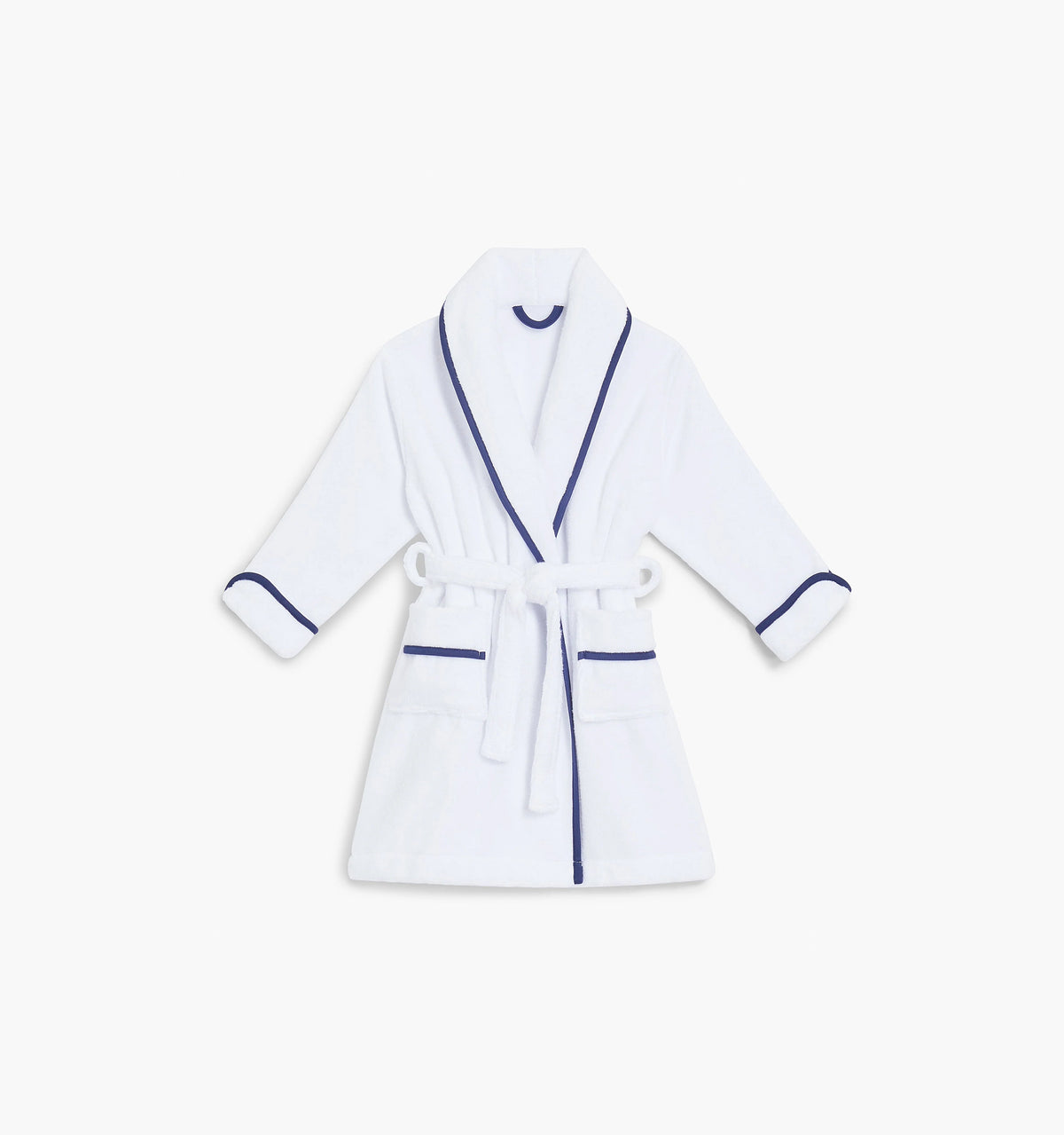 Couturebud The Tiny Hotel Robe - White/Navy
