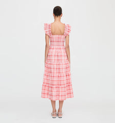 Couturebud The Ellie Nap Dress - Cherry Watercolor Gingham