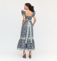 Couturebud The Pippa Dress - Navy Bluebonnet