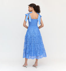 Couturebud The Ribbon Ellie Nap Dress - Sky Blue Lace