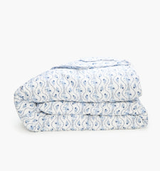 Couturebud The Duvet Cover - Blue Vine Stripe
