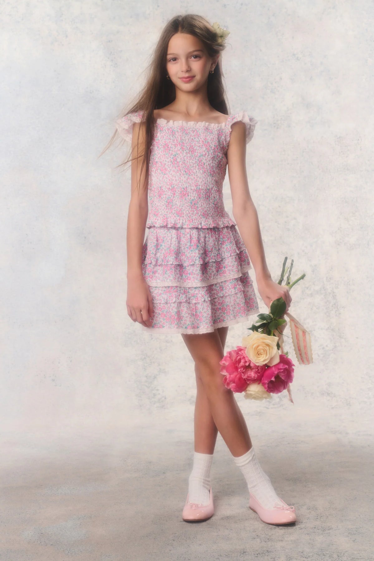 Tween Re-Edition Caspia Floral Top