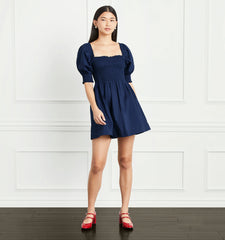 Couturebud The Athena Nap Dress - Navy Cotton
