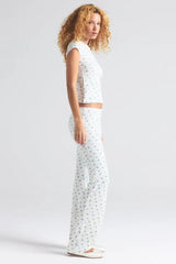 Soft Lounge Lace Pants Set