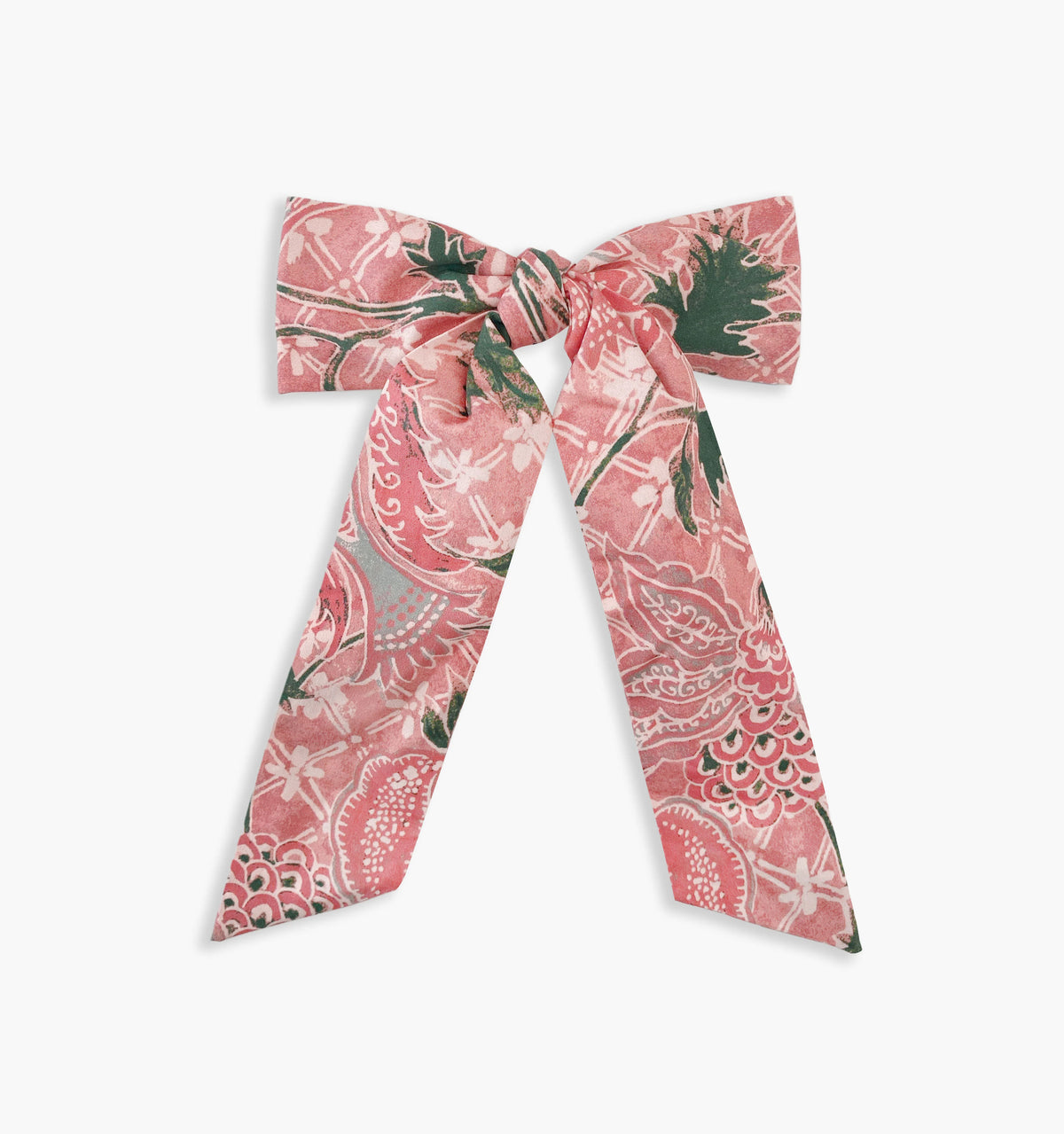 Couturebud The Belle Bow - Rose Calico Trellis