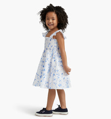 CouturebudThe Tiny Ellie Nap Dress - Blue Botanical