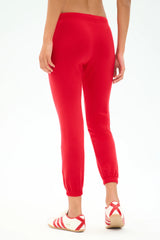 Sonja Fleece Sweatpant - Pirate Red