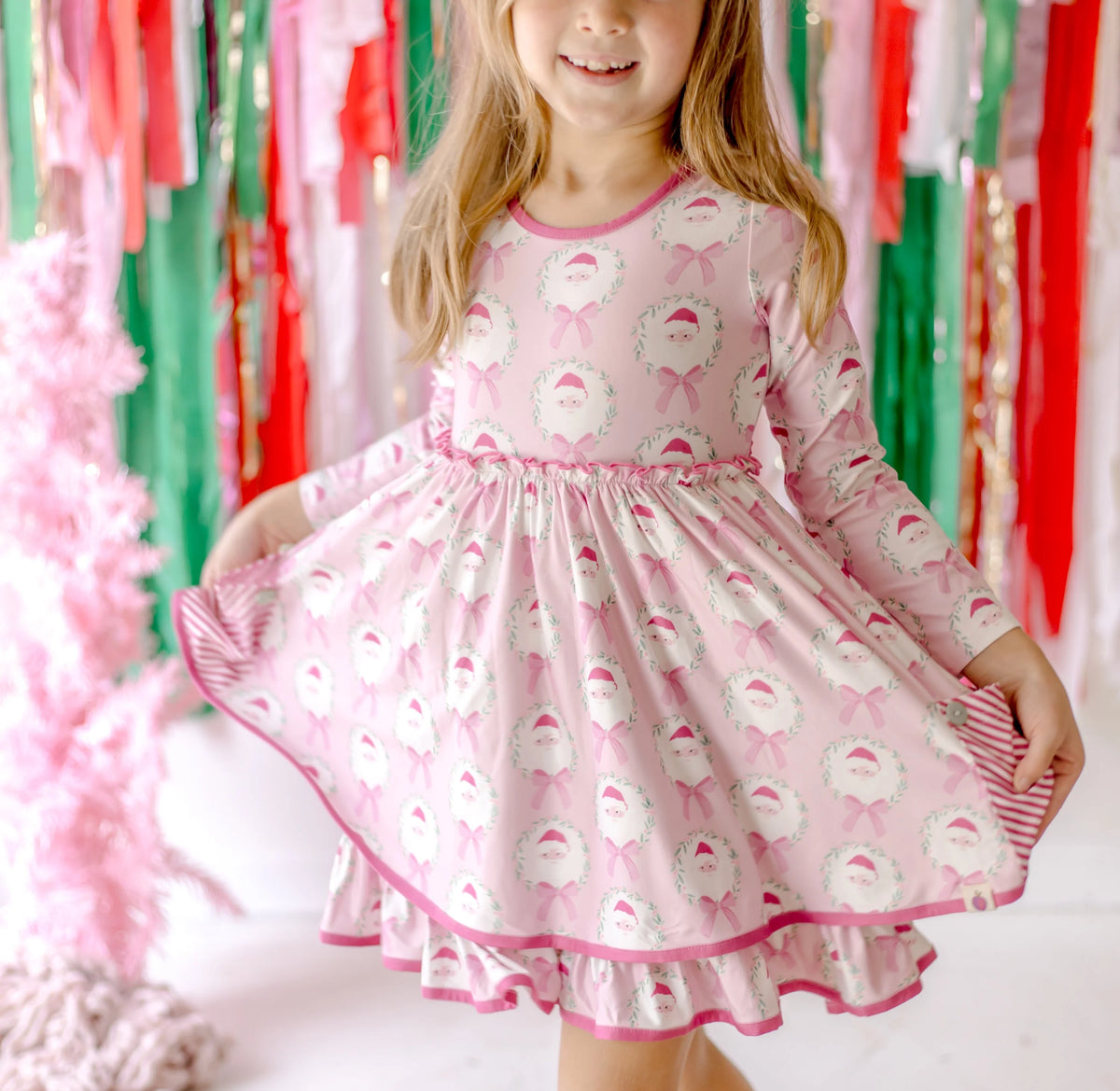 Myra Knit Dress - Sugarplum Santa (Pre-Order)