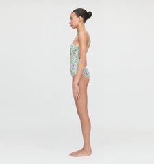 Couturebud The Giana One Piece - Geranium Stripe