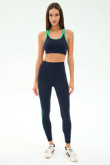 Amber Airweight High Waist 7/8 - Indigo/Spearmint