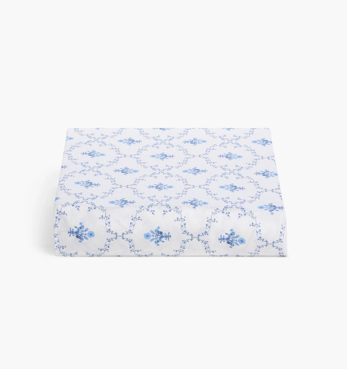 Couturebud The Fitted Sheet - Blue Trellis