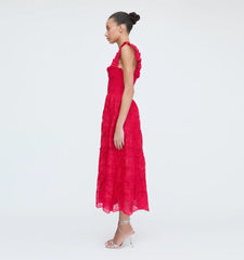 CouturebudThe Lace Ellie Nap Dress - Cerise Lace