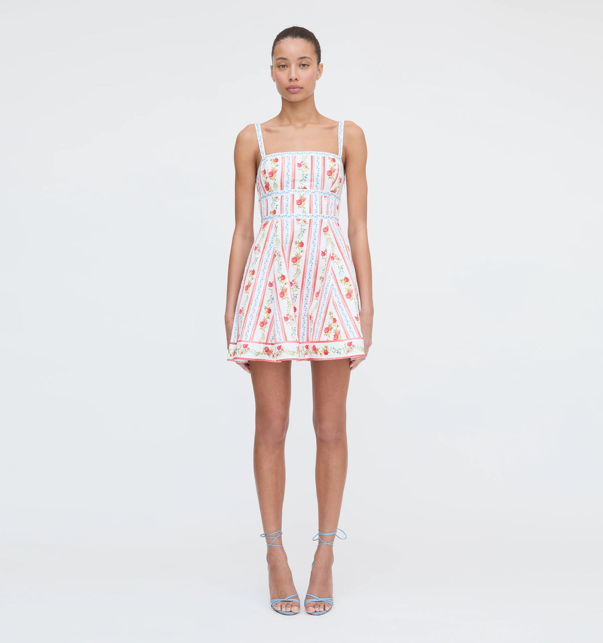 CouturebudThe Margot Mini Dress - Pomegranate Stripe