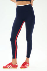 Easton Rigor High Waist 7/8 - Indigo/White