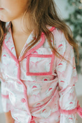 Satin Loungewear Set - Sugarplum Santa (Pre-Order)