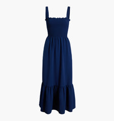 Couturebud The Anjuli Nap Dress - Navy Crepe
