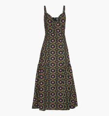 CouturebudThe Lillie Dress - Black Cisco Trellis