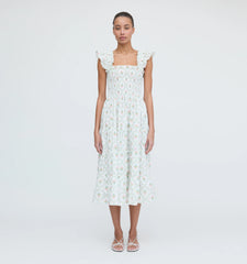 Couturebud The Ellie Nap Dress - Pastel Trellis