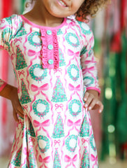 Loungewear Gown - Wreath & Wonder