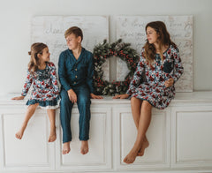 Loungewear Gown - Holly Jolly