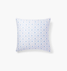 Couturebud The Euro Sham - Blue Trellis