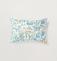Couturebud The Perry Lumbar Throw Pillow - Sage Sherwood Forest