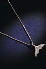 Mermaid Tail Silver Necklace