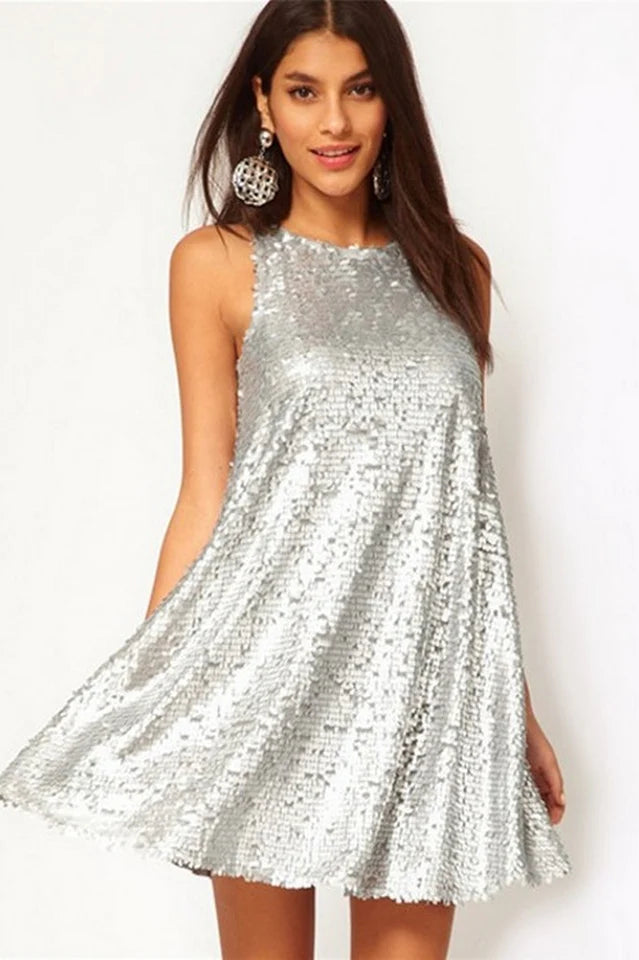 Silver Gatsby Dress