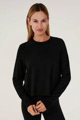 Warm Up Crop Fleece Sweatshirt
