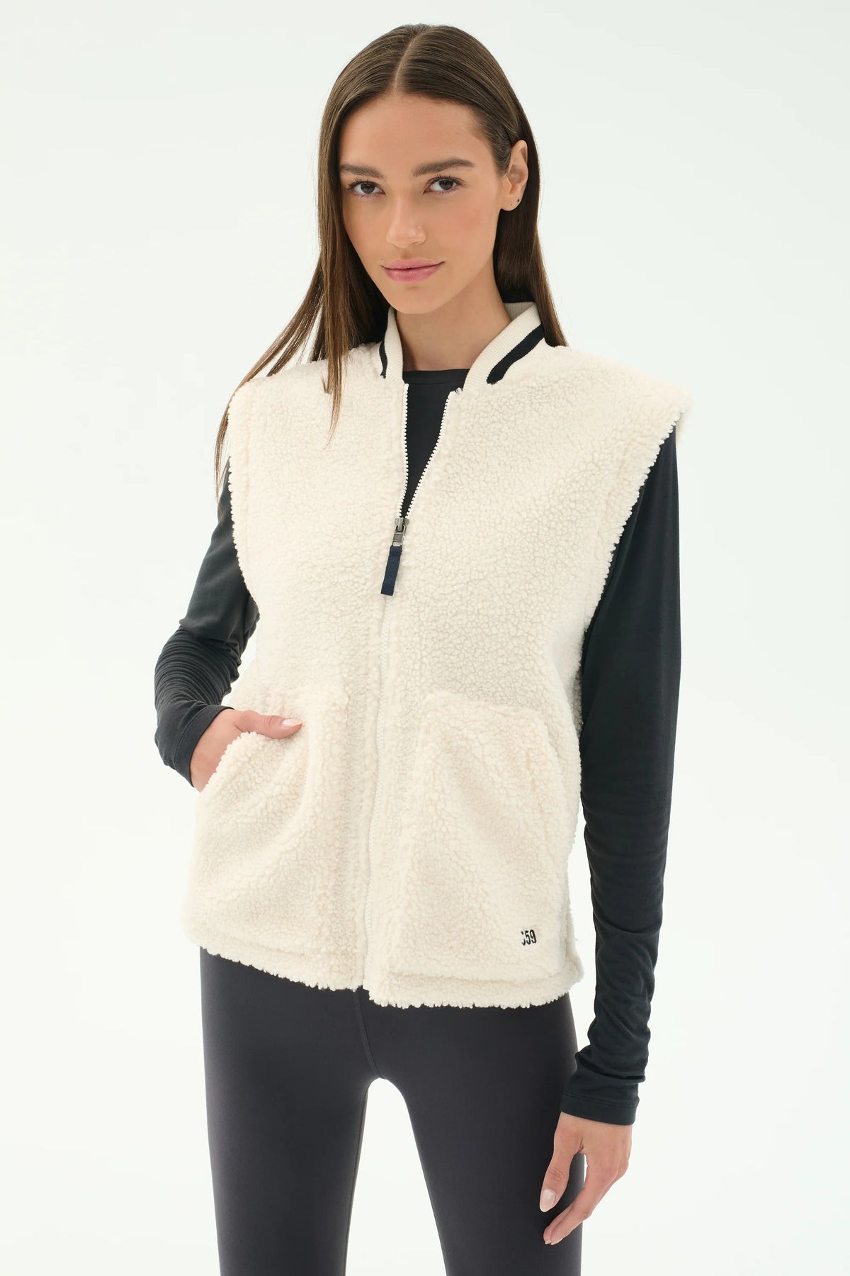 Aster Sherpa Vest - Creme