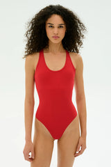 Suki Airweight Bodysuit - Pirate Red