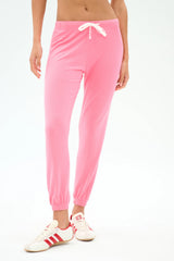 Sonja Fleece Sweatpant - Strawberry