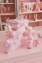 Couturebud x Roller Rabbit Cupid's Kiss Large Makeup Bag