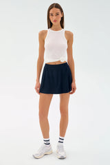 Venus High Waist Rigor Skort - Indigo