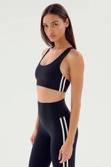 Ella Airweight Bra - Black/White