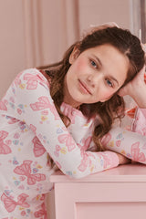 Couturebud x Roller Rabbit Doily Beux Kids Pajama