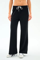 Willow Airweight Wide Leg - Black/White