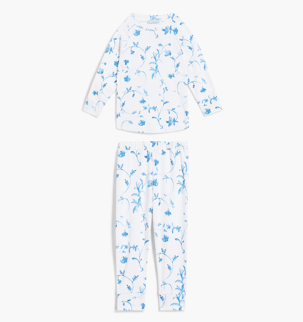 Couturebud The Tiny PJ Set - Blue Botanical