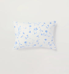 Couturebud The Perry Lumbar Throw Pillowcase - Blue Botanical