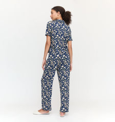 Couturebud The Marina Pajama Set - Navy Bluebonnet