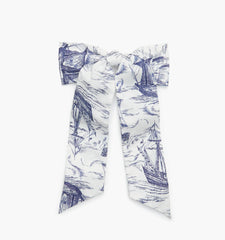 CouturebudThe Belle Bow - Navy Mariner's Toile