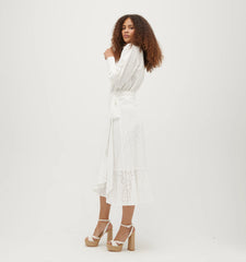 Couturebud The Mirabel Skirt - White Eyelet