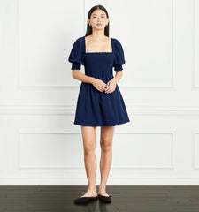 Couturebud The Athena Nap Dress - Navy Crepe
