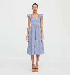 Couturebud The Ellie Nap Dress - Navy Gingham